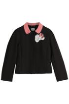 Fendi Fendi Double-crepe Jacket - Black