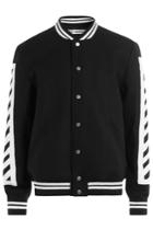 Off-white Off-white Varsity Jacket With Print - Black