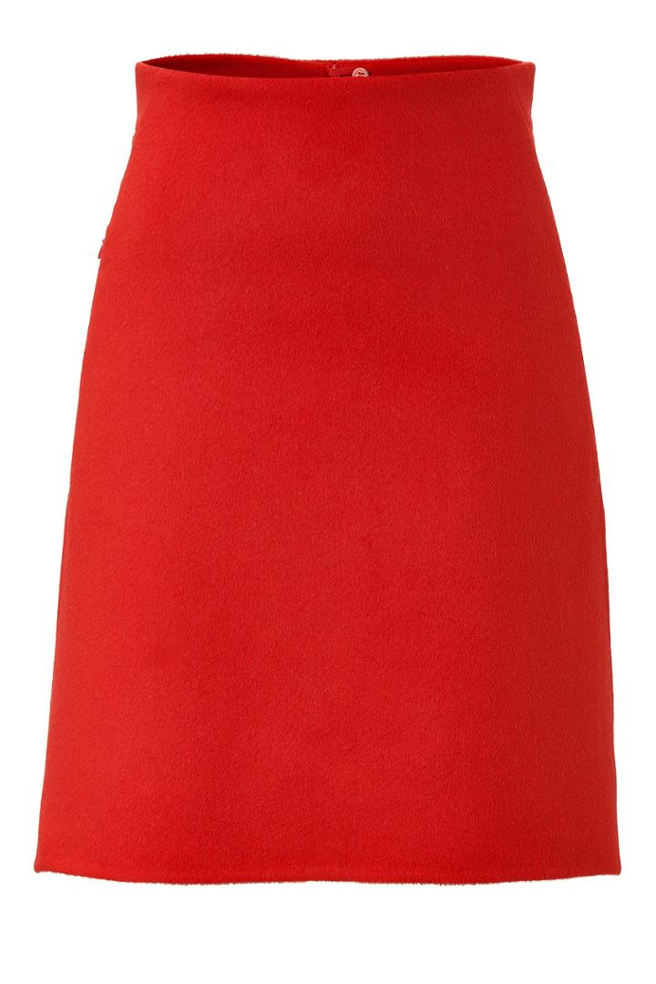 Akris Akris Angora-wool A-line Skirt - None