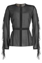 Victoria Beckham Victoria Beckham Chiffon Blouse With Ruffles