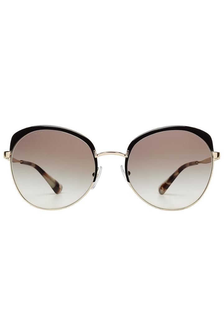 Prada Prada Statement Sunglasses - Gold