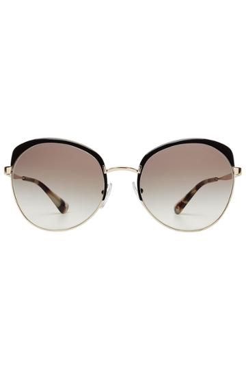 Prada Prada Statement Sunglasses - Gold