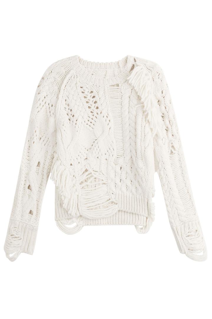 Zadig & Voltaire Zadig & Voltaire Wool Pullover With Cut-out Detail