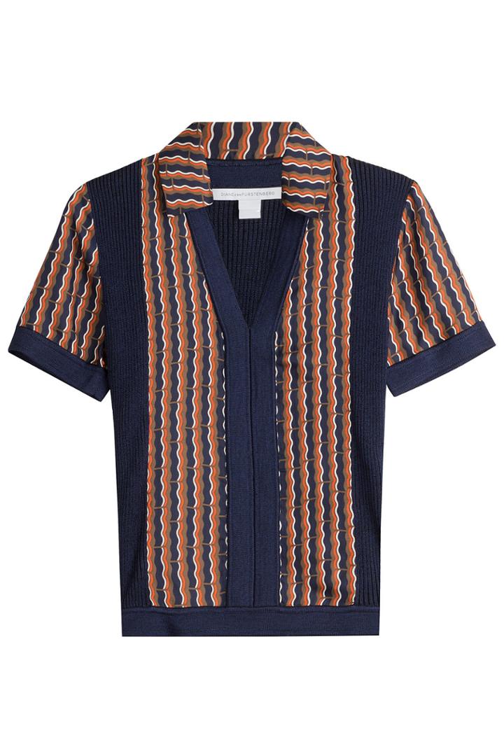Diane Von Furstenberg Diane Von Furstenberg Merino Wool And Silk Top