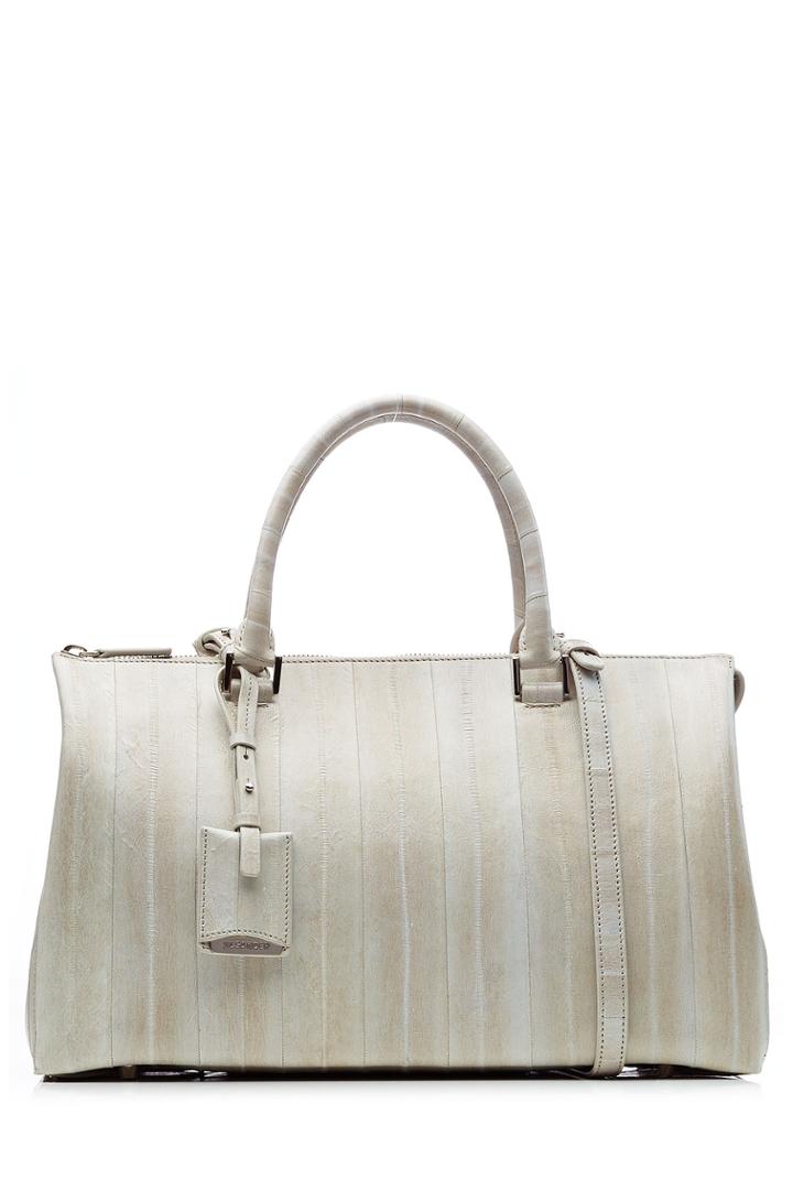 Jil Sander Jil Sander Jil Medium Leather Tote - Grey