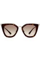 Prada Prada Tortoiseshell Sunglasses - Brown