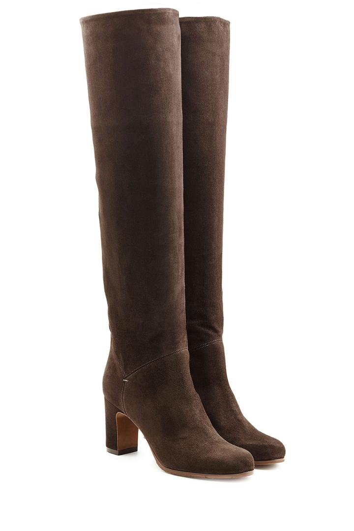 Lautre Chose Lautre Chose Suede Knee Boots - Brown