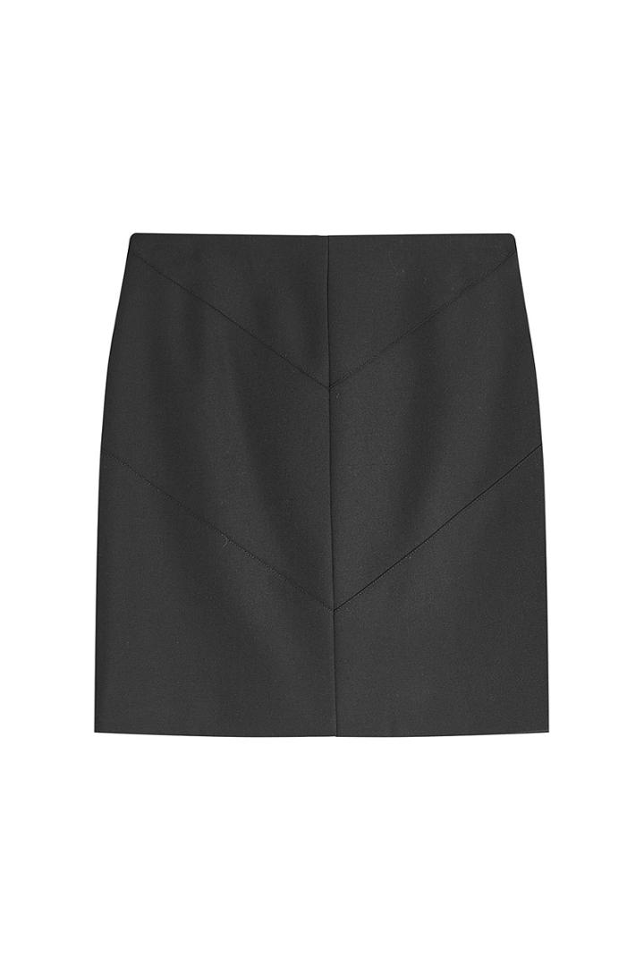 Nina Ricci Nina Ricci Wool Skirt - Black