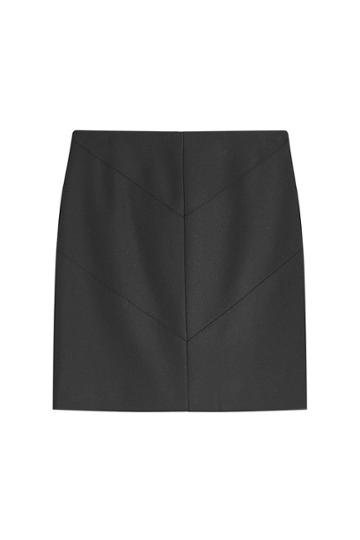 Nina Ricci Nina Ricci Wool Skirt - Black
