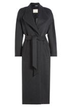 By Malene Birger By Malene Birger Belted Coat With Wool - Grey