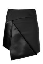 Dion Lee Dion Lee Sail Tux Mini-skirt In Black