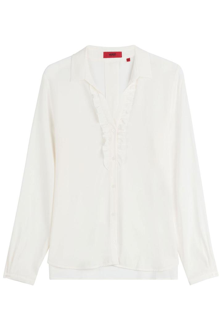 Hugo Hugo Blouse With Ruffles