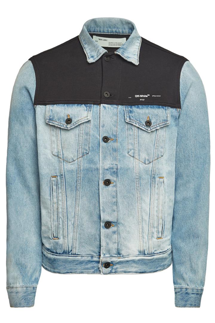 Off-white Off-white Fleece Top Jean Jacket