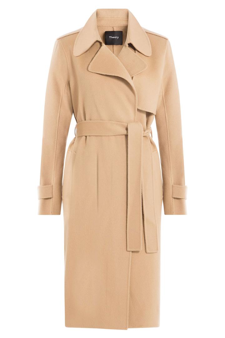 Theory Theory Belted Wool Coat