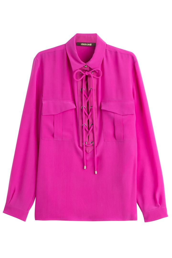 Roberto Cavalli Roberto Cavalli Silk Blouse - Pink