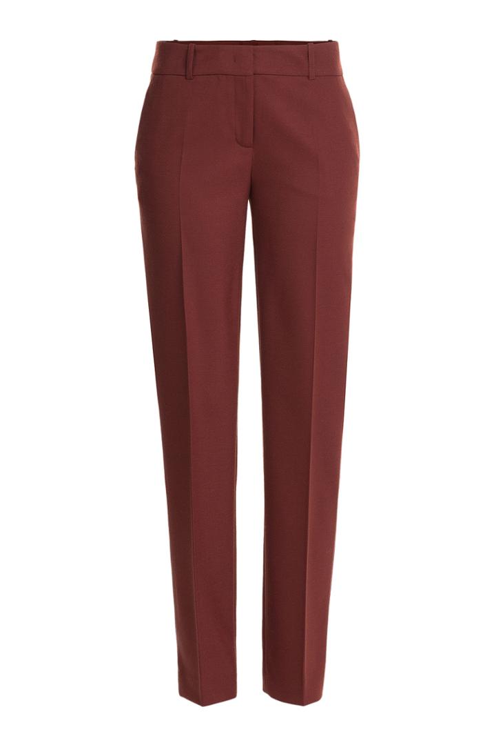 Jil Sander Navy Jil Sander Navy Wool Blend Pants - Red