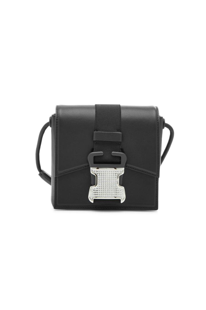 Christopher Kane Christopher Kane Mini Crossbody Leather Bag With Crystal Embellishment