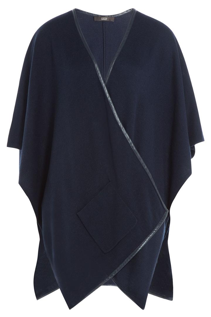 Steffen Schraut Steffen Schraut Cape With Cashmere - Blue