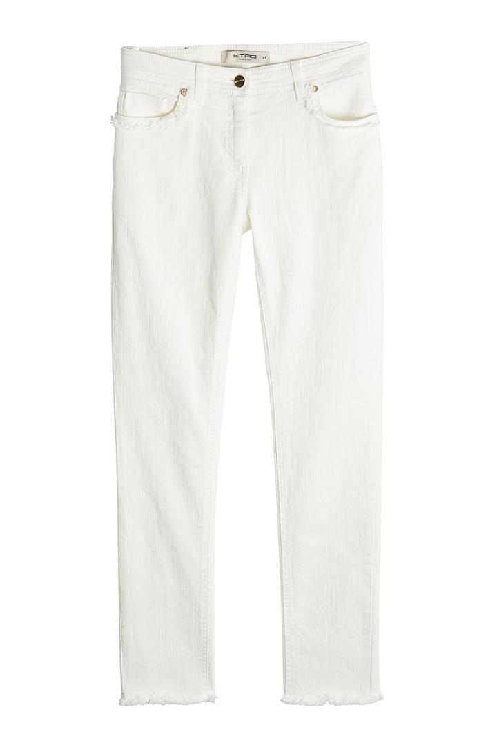 Etro Etro Skinny Jeans With Frayed Ankles