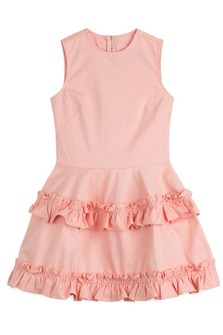 J Brand X Simone Rocha J Brand X Simone Rocha Denim Dress With Frill - Pink