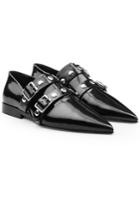Victoria Beckham Victoria Beckham Patent Leather Loafers With Buckle