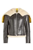 Calvin Klein 205w39nyc Calvin Klein 205w39nyc Leather Jacket With Shearling