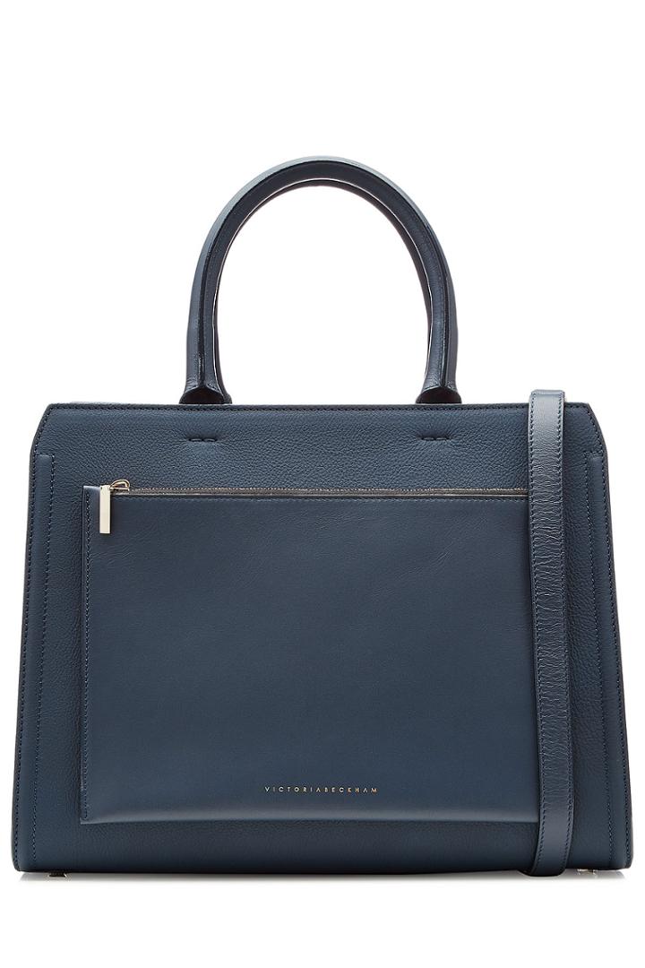 Victoria Beckham Victoria Beckham Leather City Bag - Blue