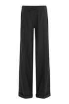 Valentino Valentino Silk Wide Leg Pants - Black