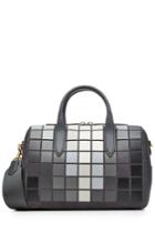 Anya Hindmarch Anya Hindmarch Giant Pixels Vere Barrel In Leather And Suede