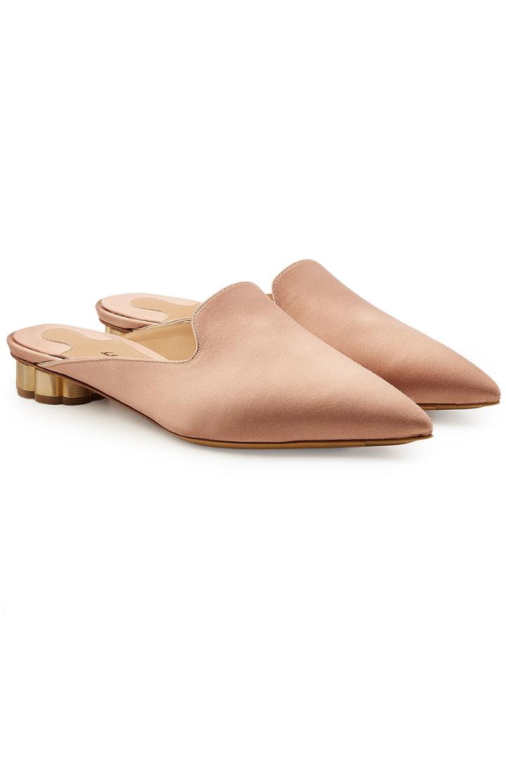 Salvatore Ferragamo Salvatore Ferragamo Maida Slip-on Satin Loafers