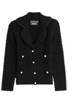 Boutique Moschino Boutique Moschino Virgin Wool Cardigan With Faux Pearls