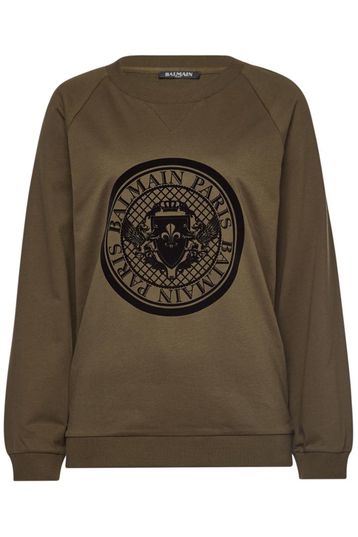 Balmain Balmain Cotton Sweatshirt With Print