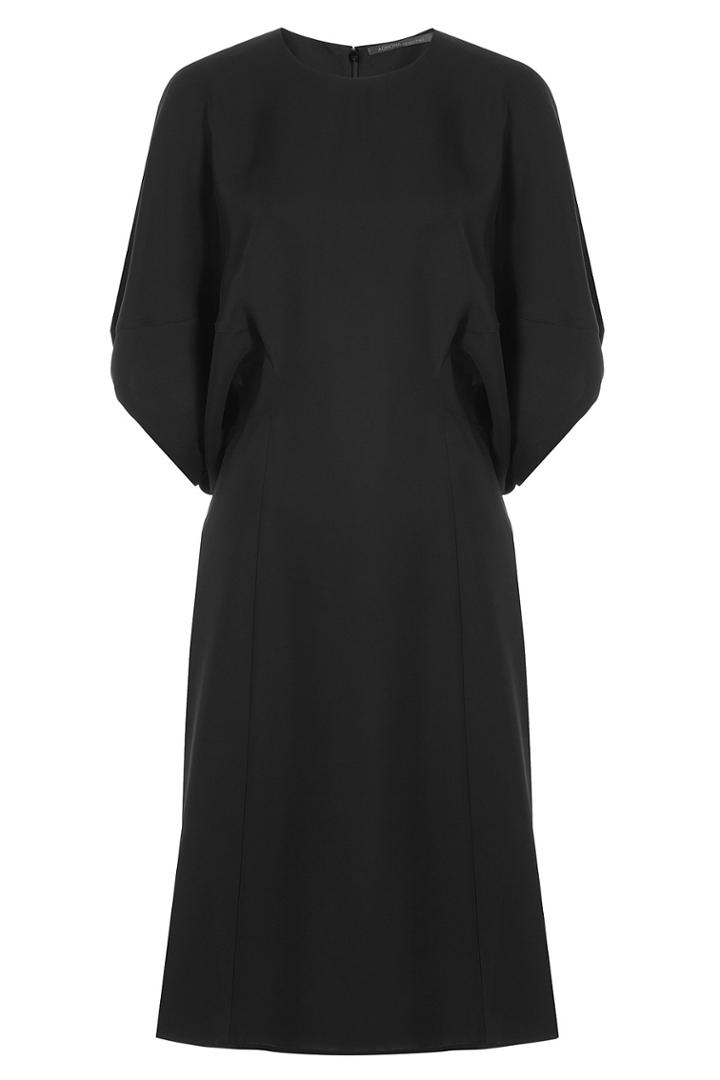 Agnona Agnona Draped Dress - Black