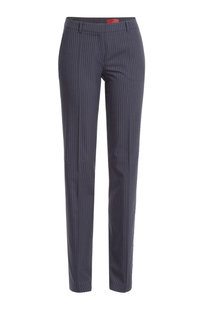 Hugo Hugo Hinass Wool-blend Trousers - Blue