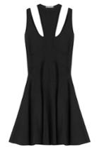 Alexander Mcqueen Alexander Mcqueen Mini Dress With Cut-out Detail