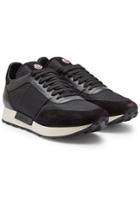 Moncler Moncler Horace Sneakers With Leather, Suede And Mesh