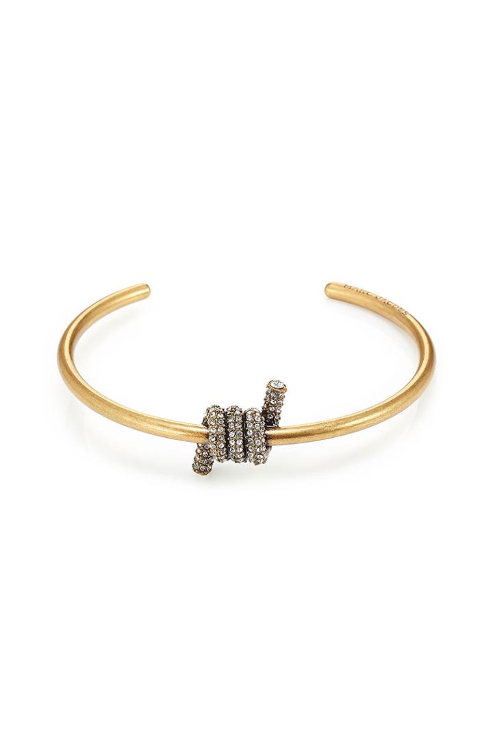 Marc Jacobs Marc Jacobs Gold-tone Bangle With Embellishment - Gold