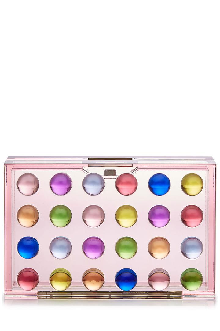 Mary Katrantzou Mary Katrantzou Transparent Box Clutch - Multicolor