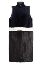 Ines & Marechal Ines & Marechal Shearling And Mink Fur Vest
