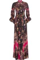 Etro Etro Floor-length Printed Silk Gown - Multicolor