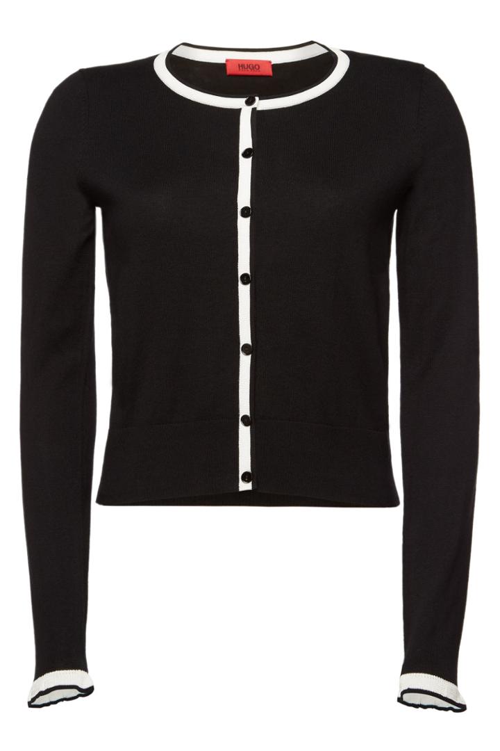 Hugo Hugo Sonalia Cardigan With Cotton And Silk