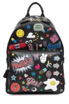 Anya Hindmarch Anya Hindmarch All Over Stickers Mini Leather Backpack - Multicolor