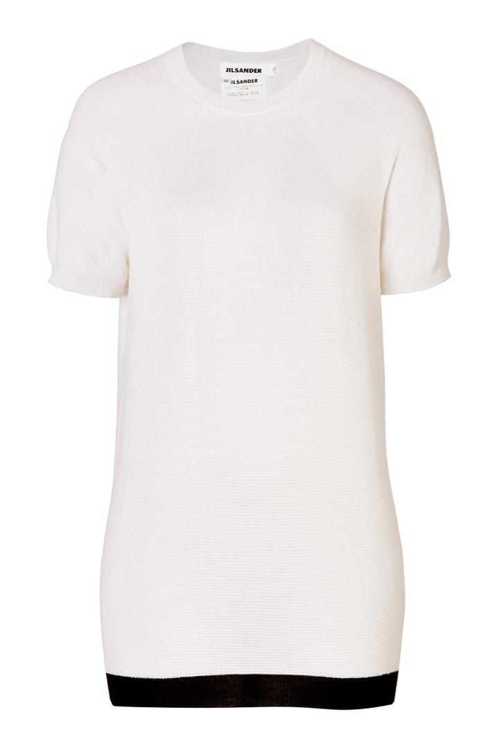 Jil Sander Jil Sander T-shirt Aus Kaschmir Und Seide