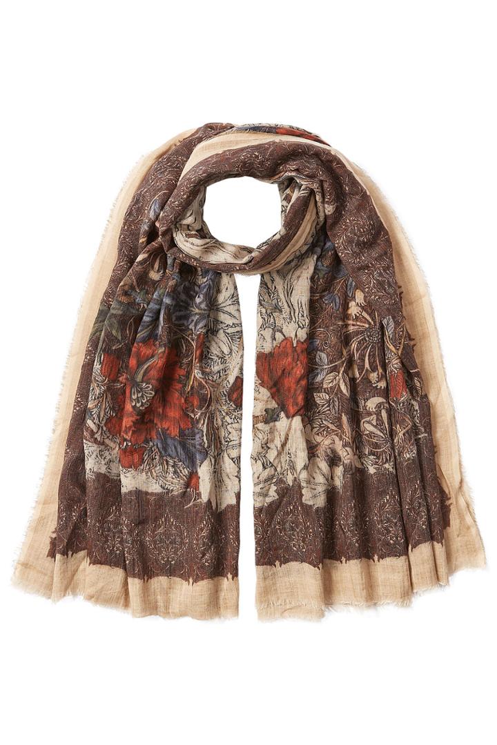 Faliero Sarti Faliero Sarti Printed Scarf With Virgin Wool And Silk - Multicolored