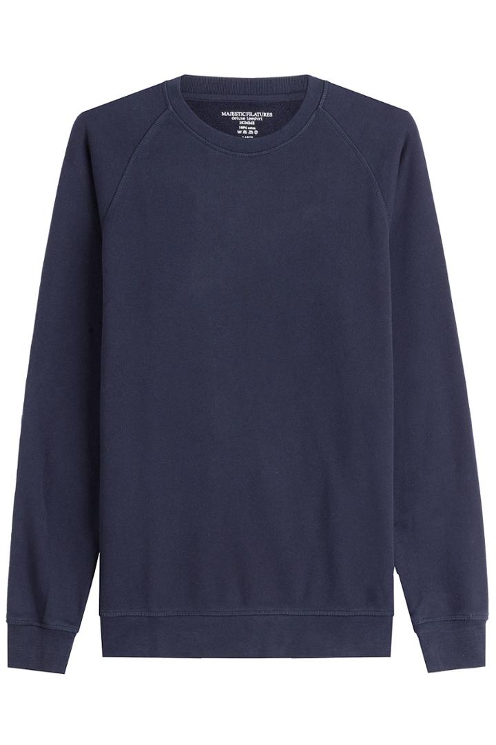 Majestic Majestic Cotton Sweatshirt - Blue
