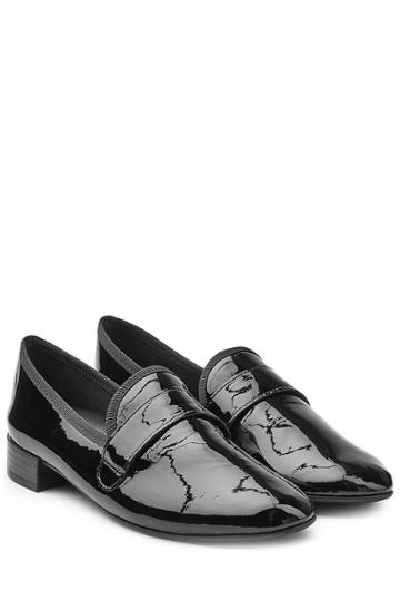 Repetto Repetto Maestro Patent Leather Loafers - Black