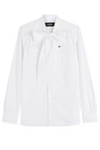 Dsquared2 Dsquared2 Cotton Shirt With Bow - White