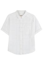 Burberry Brit Burberry Brit Sheer Check Cotton Shirt - White