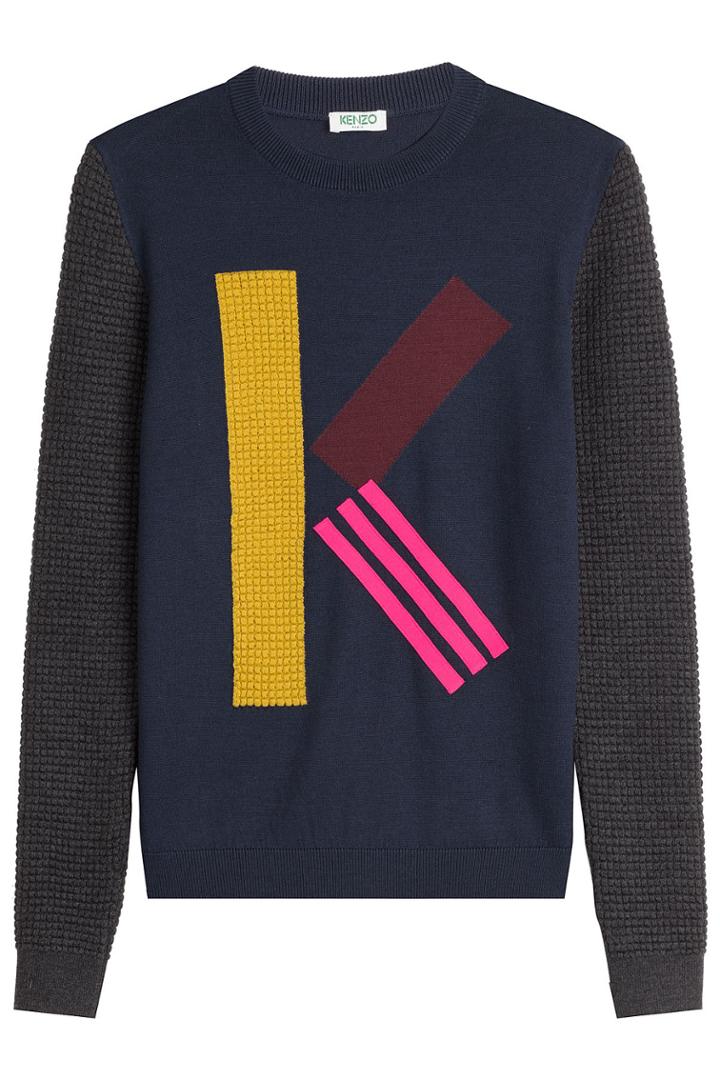 Kenzo Kenzo Wool Pullover - Blue