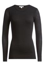 James Perse James Perse Cotton Top With Wool - Black